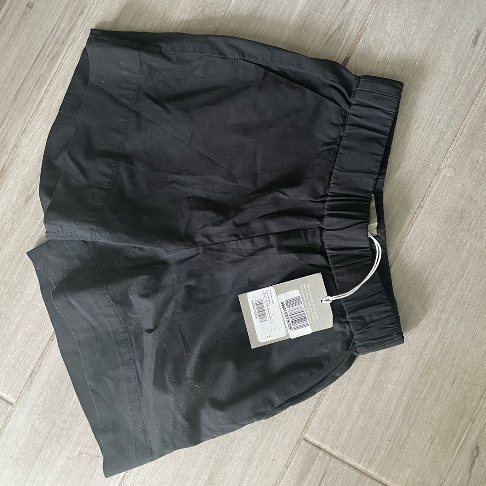 Everlane 0 black easy chino short NEVER WORN NWT